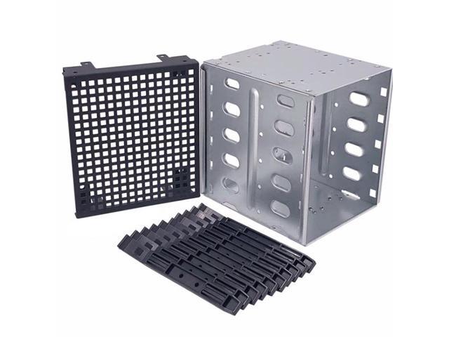5.25 Inch to 5 x 3.5 Inch SATA HDD Cage Rack Hard Drive Disk Enclosure HardDrive Disk Tray Caddy Adapter