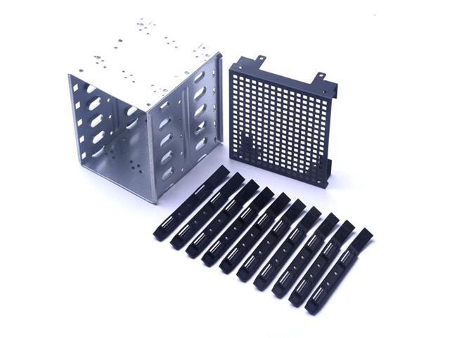 5.25 Inch to 5 x 3.5 Inch SATA HDD Cage Rack Hard Drive Disk Enclosure HardDrive Disk Tray Caddy Adapter