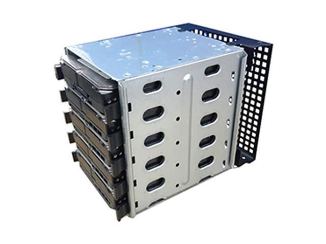 5.25 Inch to 5 x 3.5 Inch SATA HDD Cage Rack Hard Drive Disk Enclosure HardDrive Disk Tray Caddy Adapter