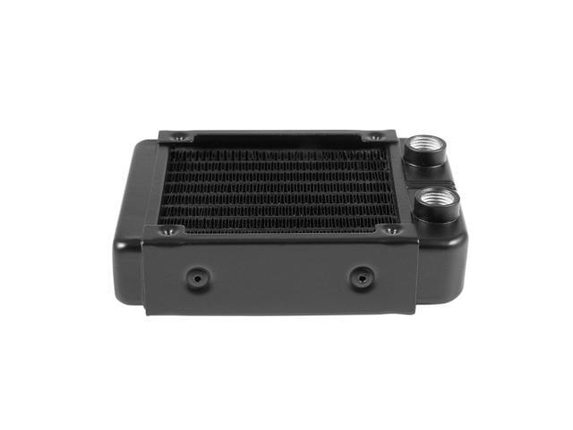 G1/4 90mm Aluminium Heat Radiator For PC CPU Water Cooling Heatsink Black