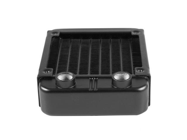 G1/4 90mm Aluminium Heat Radiator For PC CPU Water Cooling Heatsink Black