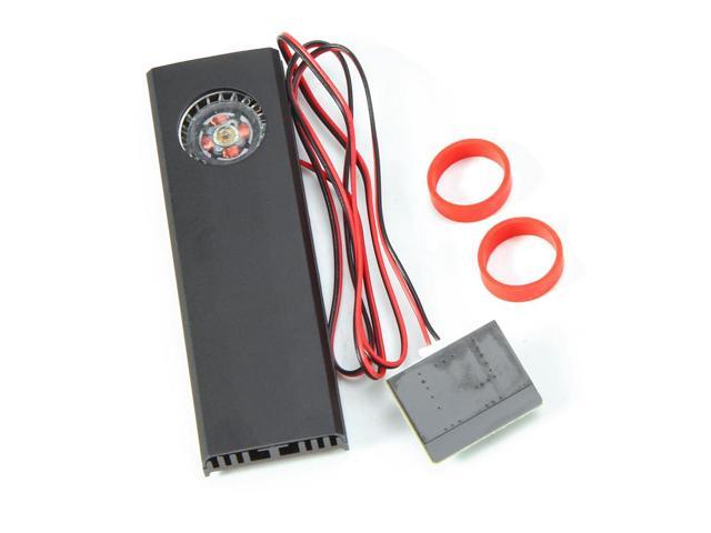 M.2 SSD NVMe Heatsink M2 2280 Solid State Hard Disk Radiator M.2 NVME NGFF Aluminum Heat Sink Cooling Thermal Pad,Black