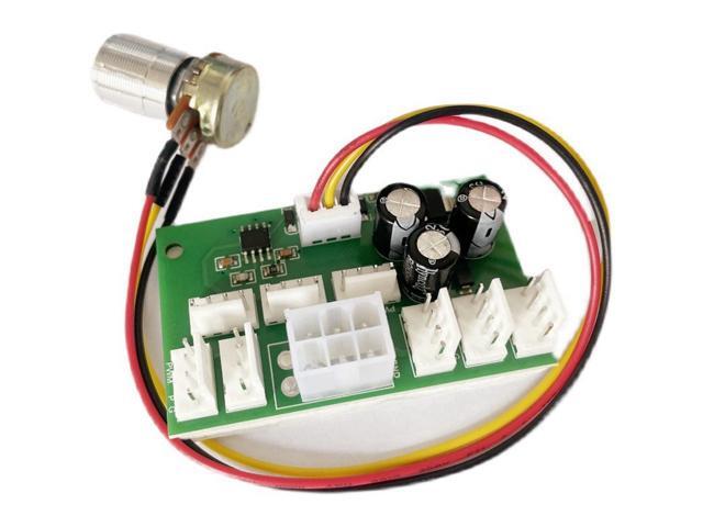 2Pcs Computer Case Miner Fan Speed Controller 8-Channel Fan Hub PWM High-Power Violent Fan Controller Fan Speed Governor