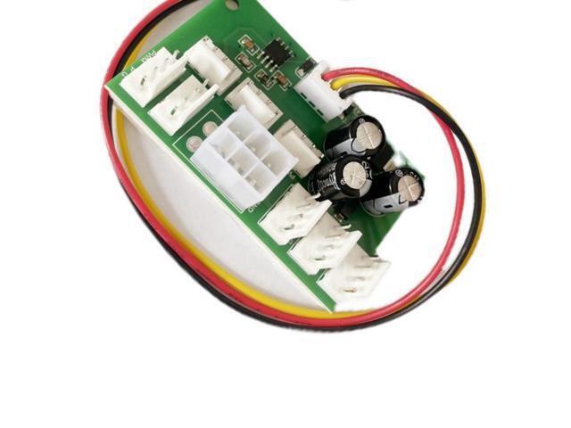 2Pcs Computer Case Miner Fan Speed Controller 8-Channel Fan Hub PWM High-Power Violent Fan Controller Fan Speed Governor