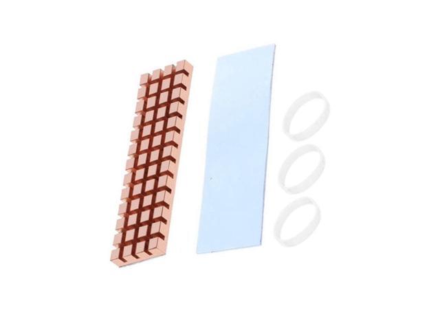 PC Notebook SSD HeatSink for M.2 2280 PCI-E NVME with Thermal Pad Heatsink Kit Computer Cooler Copper Radiator Accessory