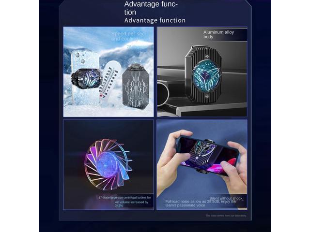 Metal Mobile Game Radiator GT16 Semiconductor Cooling for Pubg