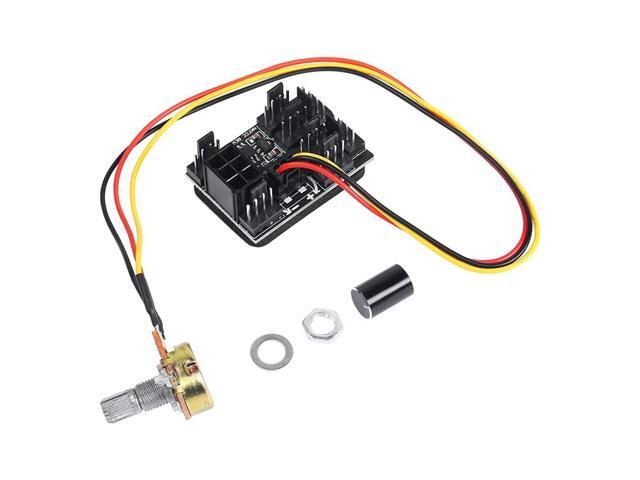 3 Pin 4 Pin Fan Adapter PWM PC Chassis Cooling Fan Hub Governor 8 Way Splitter 12V Speed Controller with 6Pin Power Port