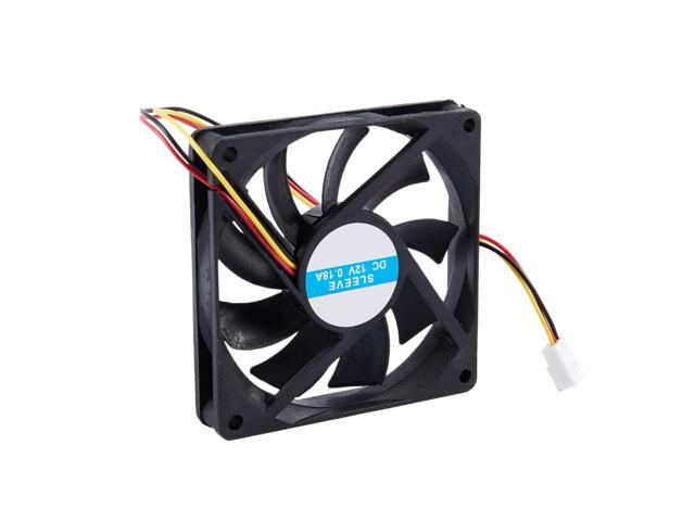 12V 3 Pin CPU Fan Heatsink Cooler Heatsink Fan For PC 80x80x15mm