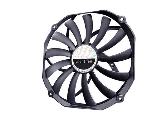 14015 Case Fan Large Air Volume Low Noise 140X140X15MM Ultra-Thin 4PIN PWM 14CM Fan