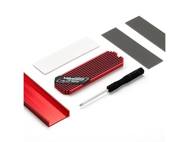 Ultrathin M.2 SSD Heat Sink M2 2280 Solid State Hard Disk Aluminum Heatsink Cooler Cooling Thermal Pad Black