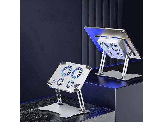 Adjustable Tablet Stand Gaming Tablet Cooler for Tablet PC Support Tablet Stand Cooling Fan Pad Tablet Holder Base