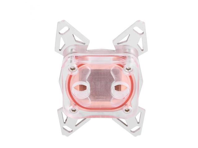 Computer CPU Cooler Water Cooling Block Copper Base POM Cover for Intel LGA 1155 2011 AMD AM4 Fans Cooling