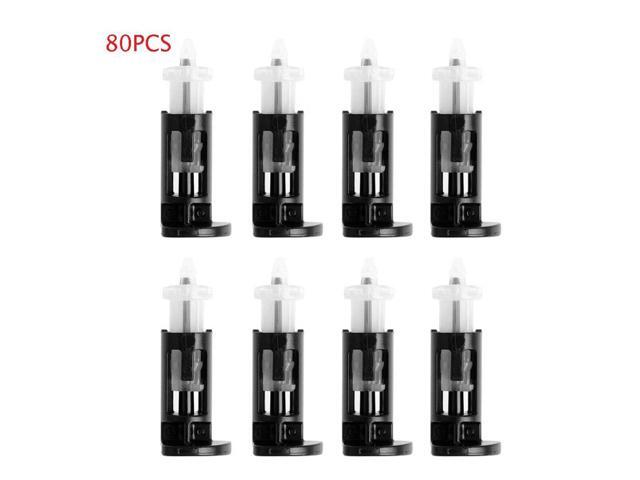 80Pcs CPU Heatsink Mount Pin Plastic Push Screw Cooler Cooling Fan Fastener Mounting Clip for Intel Socket Accessories