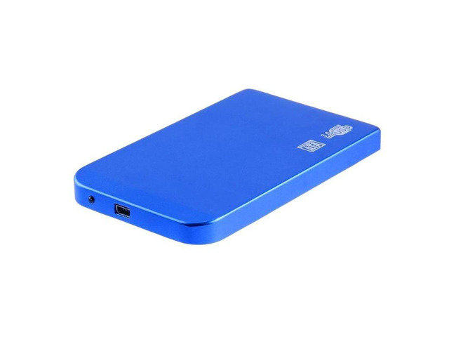 Ultra Thin HDD Case SATA to USB 3.0 SSD Adapter Hard Drive Case External HDD Enclosure for 2.5 inch HDD SSD hard disk(Blue)