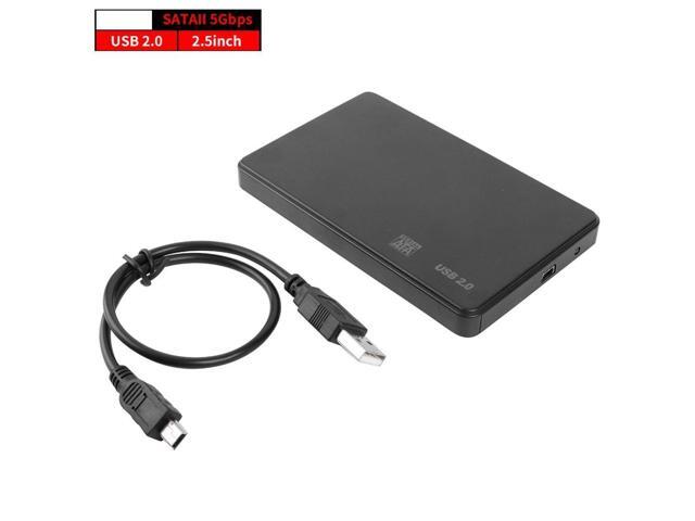 2.5 inch HDD SSD Case Sata to USB 2.0 Adapter Free 5 6 Gbps Box Hard Drive Enclosure Support 2TB HDD Disk For WIndows Mac OS(USB 2.0 SSD Case)