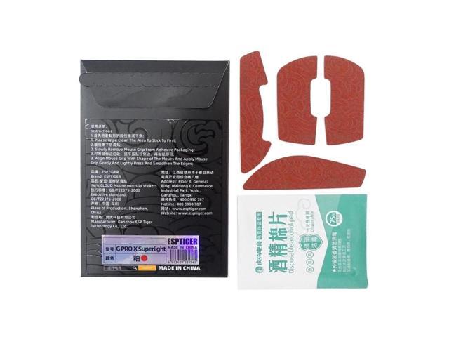 Esports Tiger Mouse Skin Grips Skates Handmade Non Slip Side Sticker Sweat Resistant forlogitech-G PRO X Superlight GPX