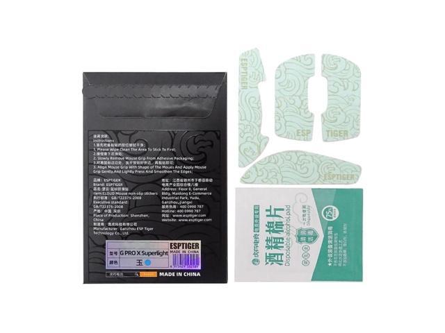 Esports Tiger Mouse Skin Grips Skates Handmade Non Slip Side Sticker Sweat Resistant forlogitech-G PRO X Superlight GPX