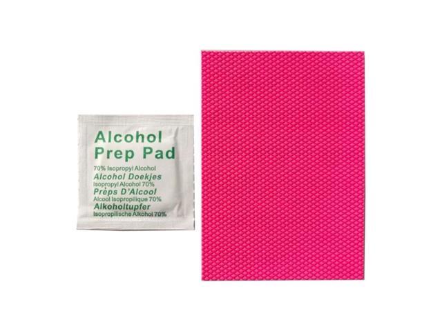 Handmade Non Slip Suck Sweat Mouse Skin Skates DIY Mouse Side Stickers 1Pack(rose red)