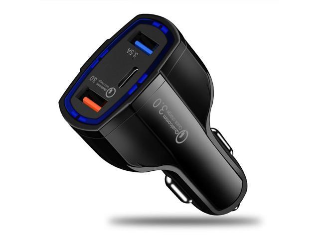 QC 3.0 Car Charger double USB Type C Charger Phone Quick charge 3.0 fast charging Suitable for all mobile phones Car Lighter Slot