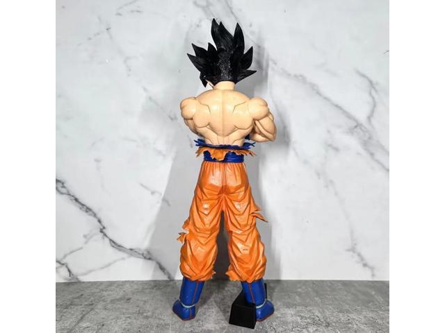 Anime Ball Z Super Saiyan Son Goku Kakarotto Ultra Instinct Double Head PVC Action Figure Collectible Model Doll Toy 45cm