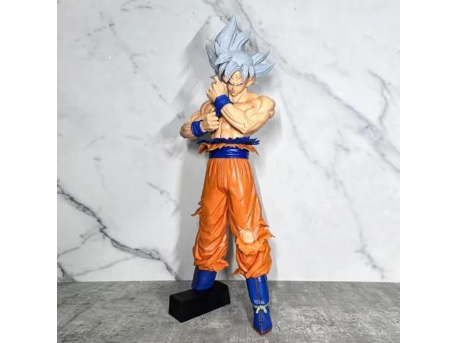 Anime Ball Z Super Saiyan Son Goku Kakarotto Ultra Instinct Double Head PVC Action Figure Collectible Model Doll Toy 45cm