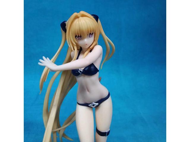 Anime To Love Ru Golden Swimsuit PVC Action Figure Collectible Model Doll Toy 10cm