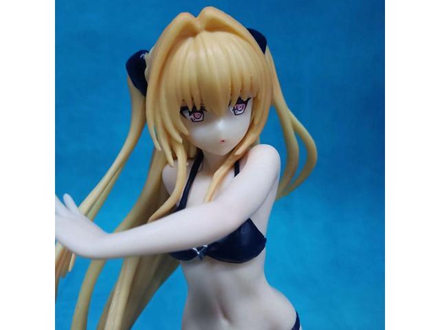 Anime To Love Ru Golden Swimsuit PVC Action Figure Collectible Model Doll Toy 10cm