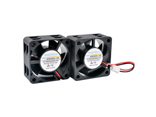 WN4020-12B 4cm 40mm fan 40x40x20mm DC12V 0.06A 0.10A 2pin 6500/8500rpm Dual Ball