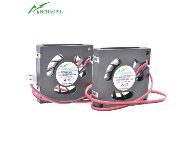 ACP3507 3.5cm 35mm blower fan 35x35x7mm DC5V DC12V 2pin Micro centrifugal fan cooling fan for projectors and printers