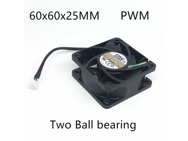 AVC DS06025B12U 12V 0.7A Two Ball Bearing 6025 60MM 60*60*25MM Cooling Fan CPU F