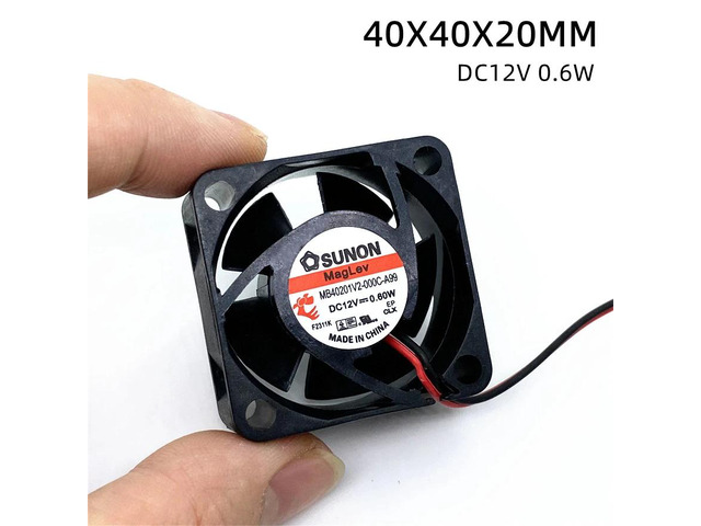 Sunon Maglev Fan MB40201V2-000C-A99 DC12V 0.6w 4020 40 40*40*20MM F Server Inver