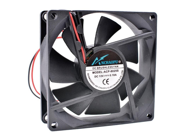 COOLING REVOLUTION 8cm 8025 80mm fan 12V 0.18A Air volume computer chassis fan C