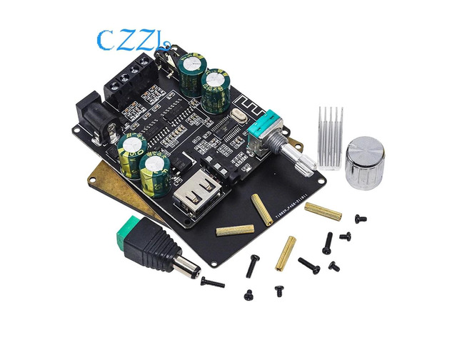 XY-C100L Sini Audio 100W Stereo Bluetooth digital power amplifier board dual channel 360 degree stepless tuning