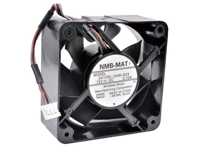 2410RL-04W-S29 6cm 6025 60x60x25mm DC12V 0.10A Very quiet power cooling fan