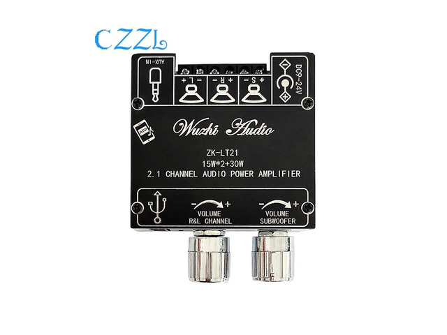 ZK-LT21 Bluetooth audio digital power amplifier board module 2.1 channel 15W + 1