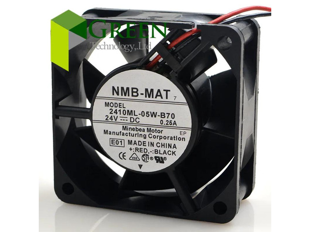 Original NMB 2410ML-05W-B70 6025 60MM 6CM 60*60*25MM Server Case Cooling Fan 24V