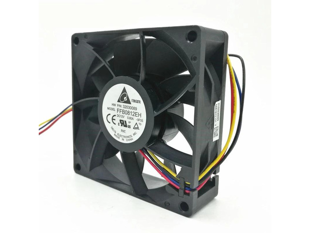 FFB0812EH 8CM 80MM 8025 80*80*25MM 12V 0.80A Violent Wind Capacity Fan With 4PIN