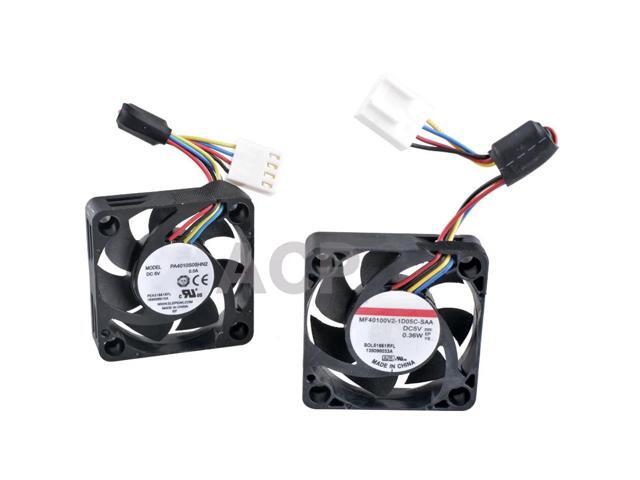 MF40100V2-1D05C-SAA PA4010S05HN2 4cm X 40mm Cooling Fan 40x40x10mm DC5V 0.36W 0.50A 4pin for Motherboard CPU