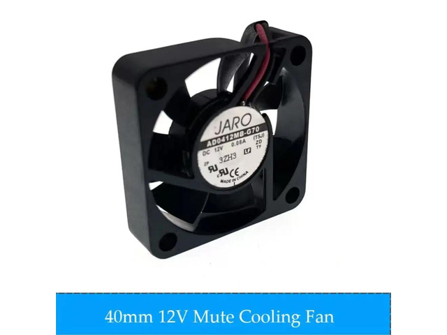 40mm Fan FOR ADDA AD0412MB-G70 4cm 40*40*10mm 4010 1.5' X 7/16' 0.08A 12V DC 2pi