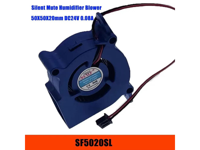 for Sanly SF5020SL 24V 0.08A 5cm Humidifier Mute Silent Cooling Fan Turbine Blow