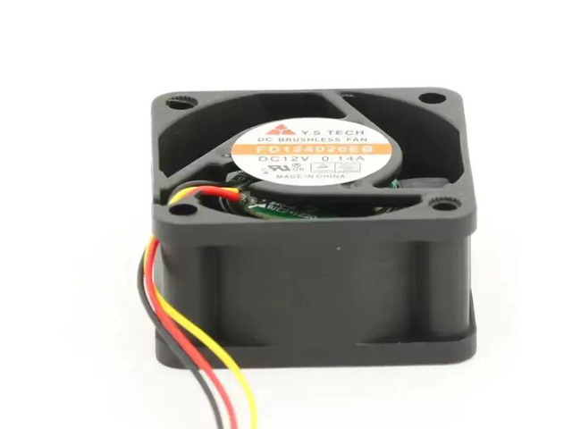 3pin Mute FD124020EB Cooling Fan 40x40x20mm For Y. S Tech 12VDC 0.12A