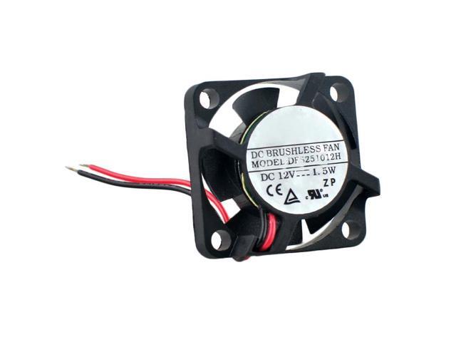 (10pcs) DFS251012H Micro Cooling Fan 25mm X 2.5cm DC12V 1.5W Aluminum Made CPU Heat Dissipation Fan for Motherboard