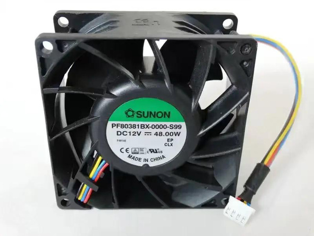 80mm PWM Cooling Fans Original for SUNON PF80381BX-0000-S99 DC12V 4A 48W 80*80*3