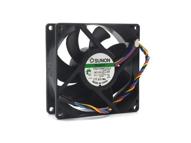 For Sunon PSD1209PLV2-A B3553.F. GN DC 12V 4.2W Server Cooling Fan 4-wire PWM 90x90x32mm WC236-AOO