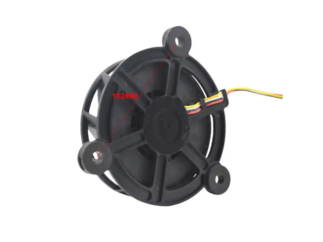 GW10C12MS1BA-57Z322 Cooling Fan Motor 12V 0.12A 3 Wires, for Haier Refrigerator Freezer BCD-606WDCFU1, Replacement Blower