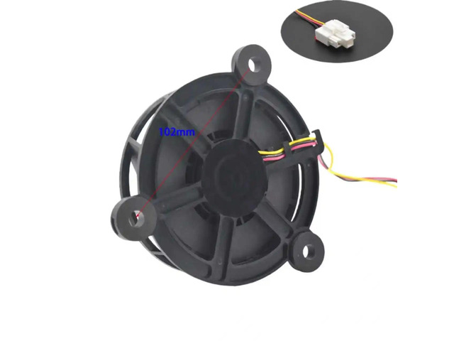 Original GW10C12MS1BA-52Z07 Refrigerator Freezer Fan 12V 0.12A 3-Wire for Ronshen Hisense Fridge Cooling Fan Motor Replacement