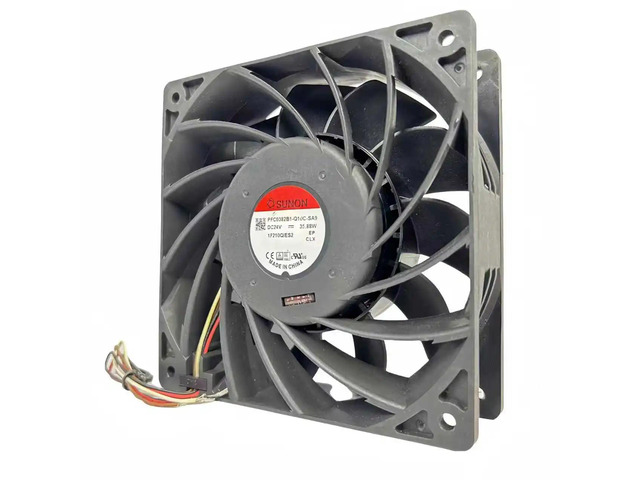 SUNON PFC0382B1-Q10C-SA9 120x120x38mm DC 24V 35.88W Industrial Cooling Fan, High Airflow, Dual Ball Bearing