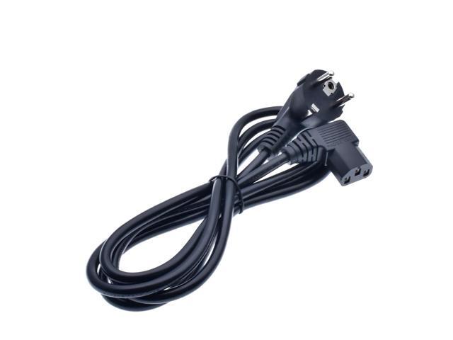 Power Cord CEE7/7 Male Plug to IEC320-C13 Female Right Angled Power Adapter Cable For Wall Mount TV(Right Angled 2.5M)