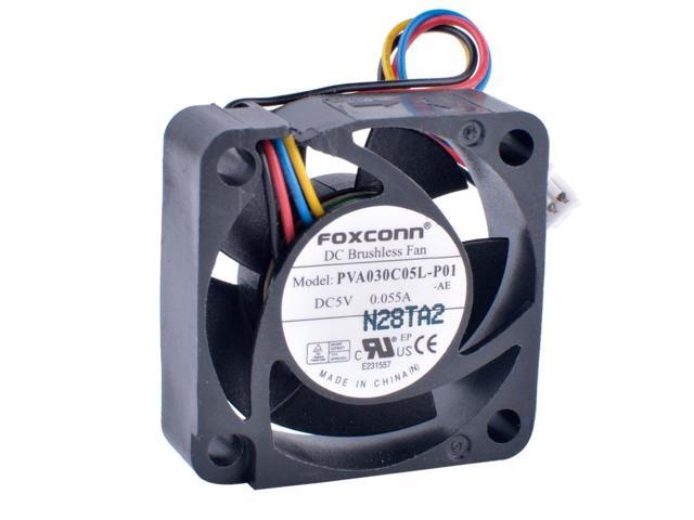 Photos - Computer Cooling PVA030C05L-P01 3cm 30mm fan 30x30x10mm DC5V 0.055A 4pin Quiet Cooling Fan