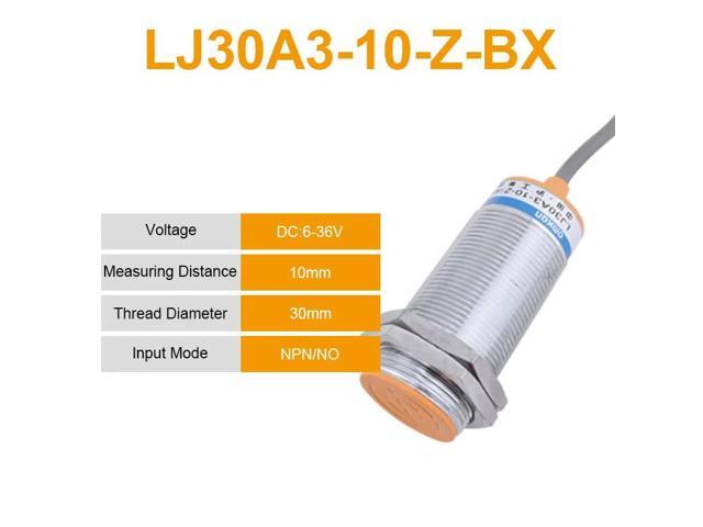 M30 10mm 15mm DC6~36V Inductive Proximity Sensor Switch LJ30A3-10(15)-Z/BX/AX/CX/BY/AY/CY/EX/DX 2/3/4-wire PNP/NPN NO NC(LJ30A3 10 Z BX)